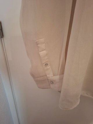 Blusa H&M manga larga beige Talla M