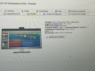 Acer Aspire XC-895 i7  con monitor HP E243D
