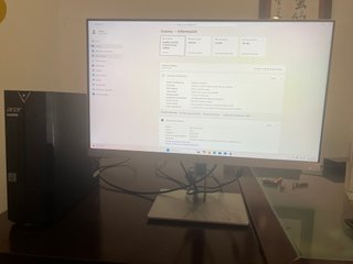 Acer Aspire XC-895 i7  con monitor HP E243D