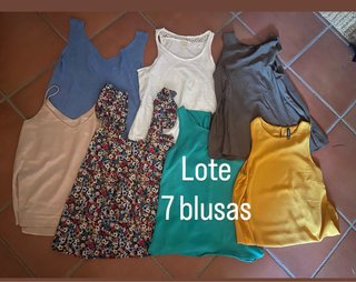 Lote 7 blusas Zara y Stradivarius