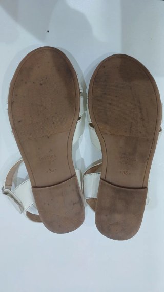 Sandalias Niña Blancas Talla 35