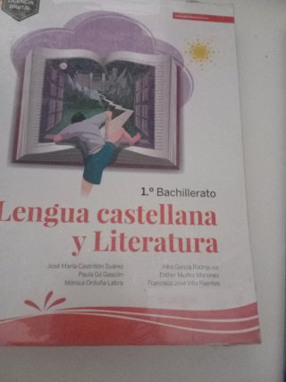 Lengua castellana y Literatura 1.º Bachillerato...