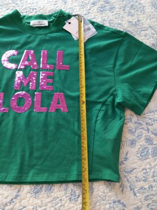 Camiseta Lola Casademunt S lentejuelas