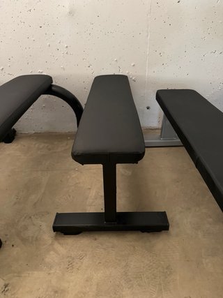 Banco plano para gimnasio