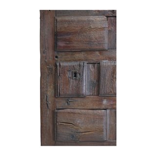 Puerta Pino Siglo XVII con Ventanucos
