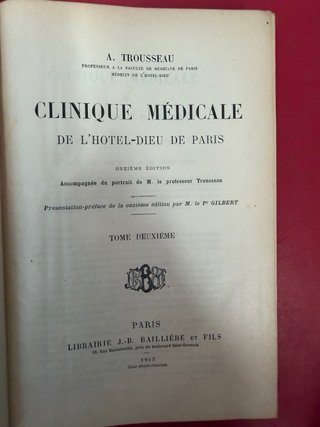 Lote de 4 libros médicos antiguos franceses (1913-