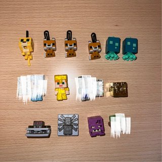Figuras Minecraft Kinder Joy Colección