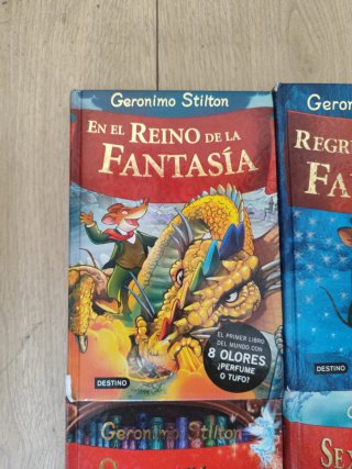 Lote de libros de viaje al reino de la fantasía