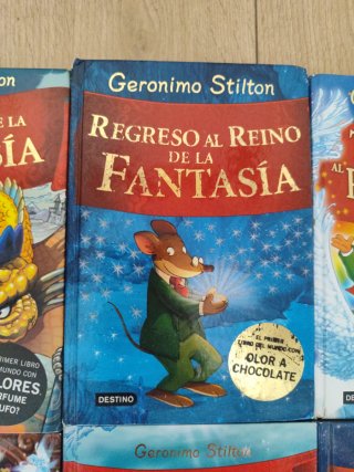 Lote de libros de viaje al reino de la fantasía