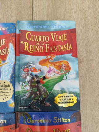 Lote de libros de viaje al reino de la fantasía