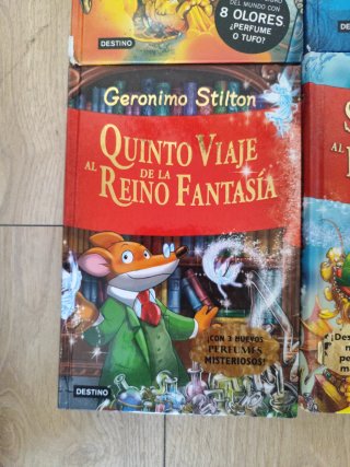 Lote de libros de viaje al reino de la fantasía
