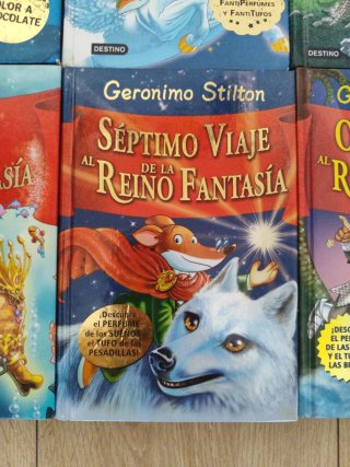 Lote de libros de viaje al reino de la fantasía