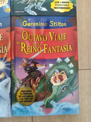 Lote de libros de viaje al reino de la fantasía