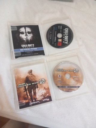 Call of Duty Ghosts y MW2 PS3