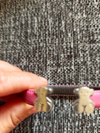 Pulsera Tous Oso Rosa y Plata