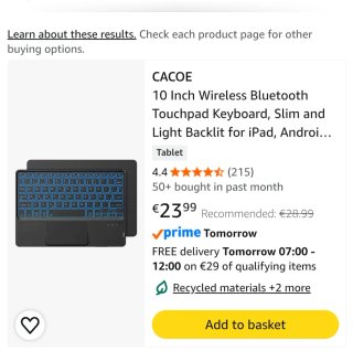 Teclado Bluetooth Negro