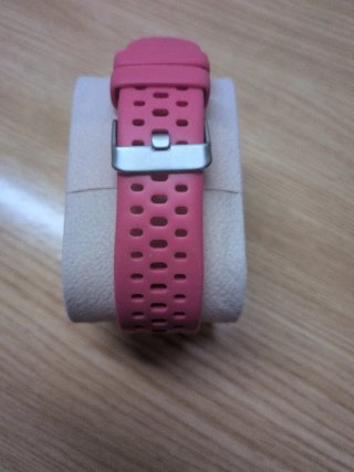 Reloj Polar M430 con correa rosa.
