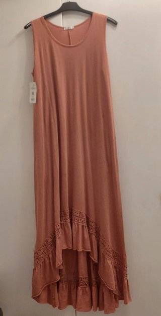 Vestido largo boho y kimono