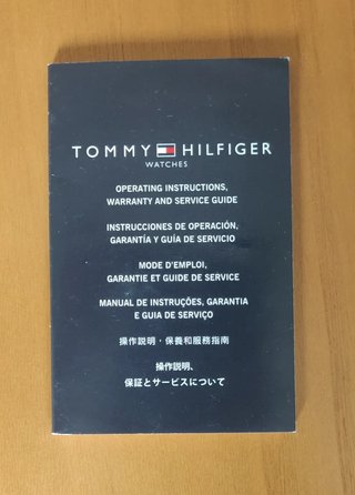 Reloj Tommy Hilfiger Azul y Plateado