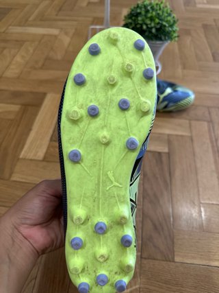 Botas de fútbol Puma Teal/Amarillo