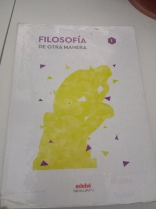 Filosofía 1, primer curso de bachillerato