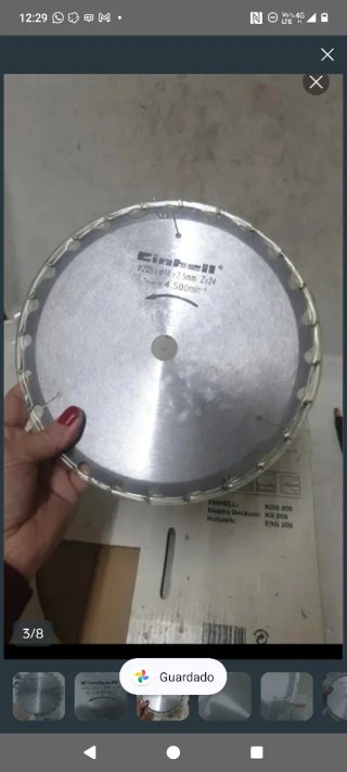 Disco para madera 205mm EINHELL