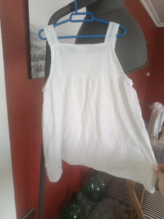 Camiseta Zara Niña 11-12 años Blanca