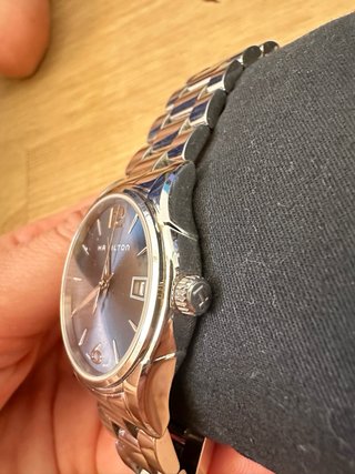 Hamilton Jazzmaster 34mm Azul - Set Completo