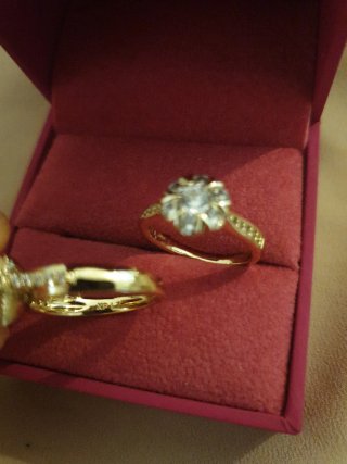 2 Anillos Chapados Oro 18k Talla 7