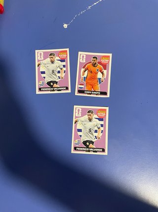 3 Cromos Extra  stikers Mundial 2026