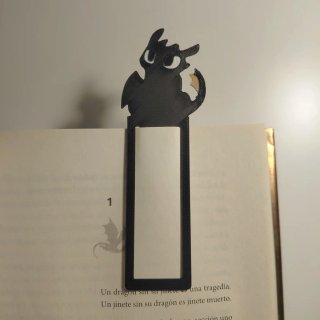 Marcapáginas Desdentao hecho con impresora 3D
