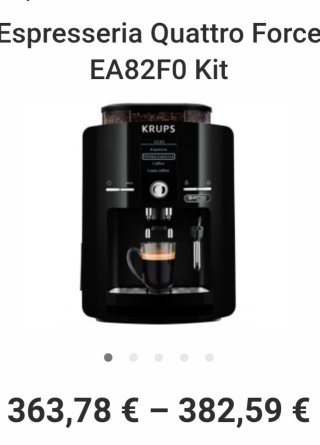 Cafetera Krups quattro force