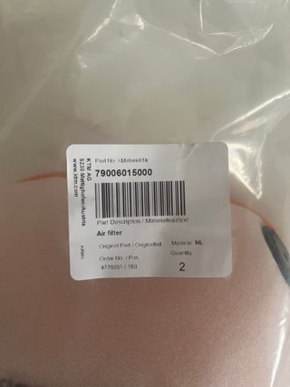 2 Filtros Aire Twin Air KTM GasGas Husqvarna