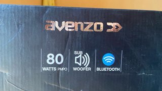 Torre de Sonido Avenzo Bluetooth Negra