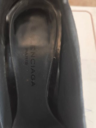 Zapatos Salón Balenciaga Negros con Lazo
