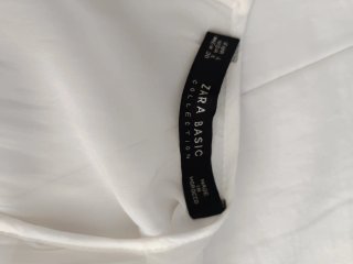 Blusón Zara Blanco