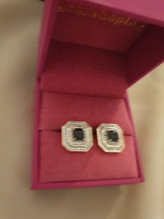 Pendientes Oro 18k Negro y Dorado