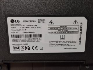 TV LG 55 55QNED87T6B para repuestos