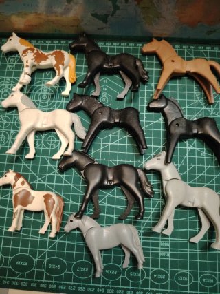 Lote caballos y ponis Playmobil