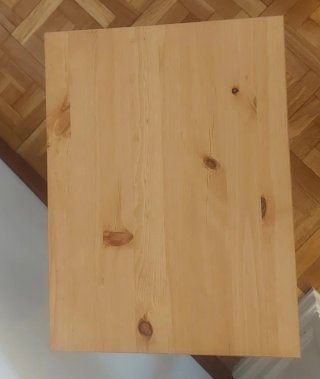 Mesita Noche Ikea Verde Madera