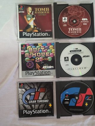 Consola PlayStation 1 Gris + Juegos y Mandos