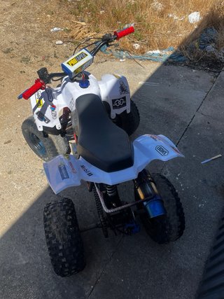 Quad Roan 125cc Motocross Blanco y Rojo
