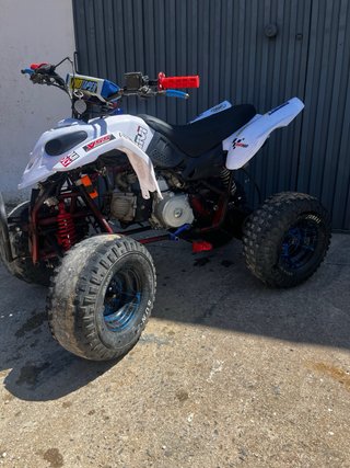 Quad Roan 125cc Motocross Blanco y Rojo
