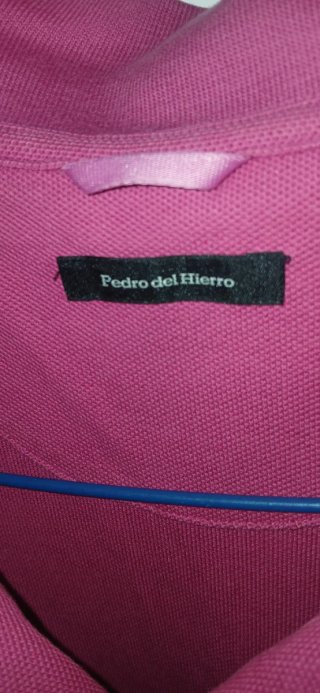 Polo Pedro del Hierro rosa hombre