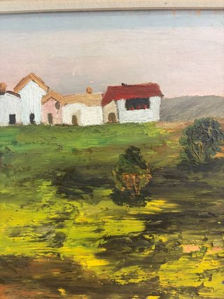 CUADRO DE RÍO Y PUEBLO