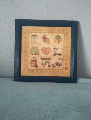 Cuadro infantil Welcome to our country home