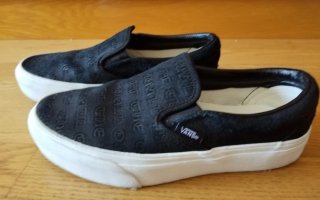 Vans Zapatillas Slip-On Negras Logo 38 ORIGINALES