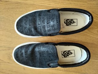 Vans Zapatillas Slip-On Negras Logo 38 ORIGINALES