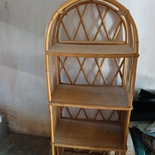 Estantería de mimbre 4 baldas