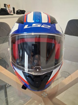 Casco Ls2 Talla S Azul Blanco Rojo